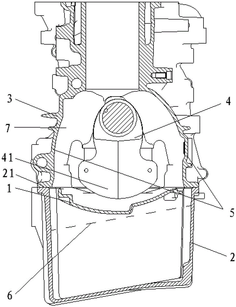 an oil baffle