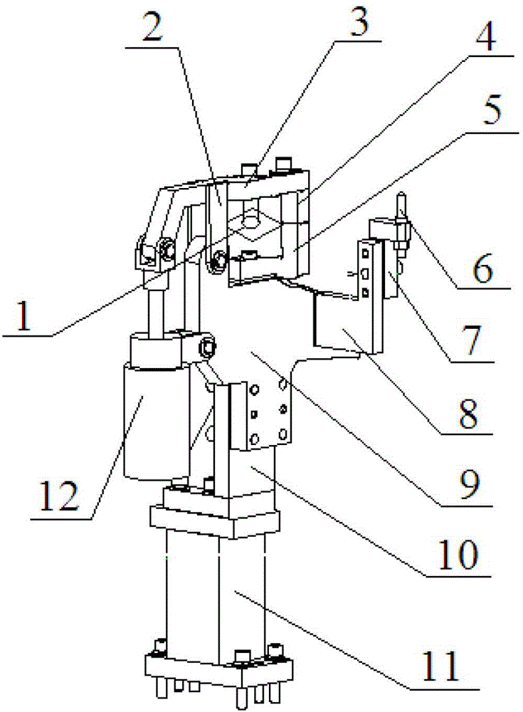 Welding clamp for automobile roof drip