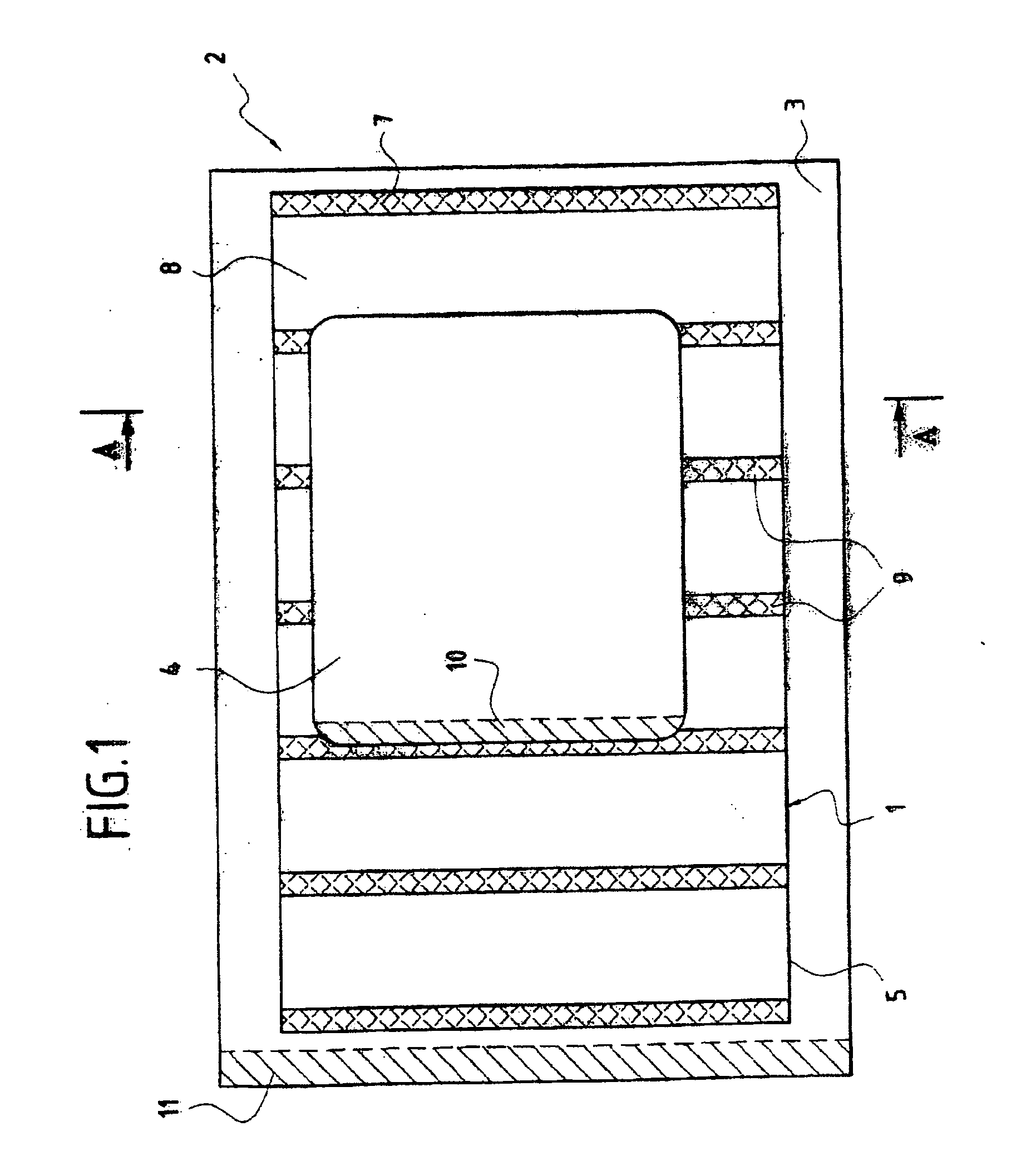 Compress with cooling effect in sterile pack