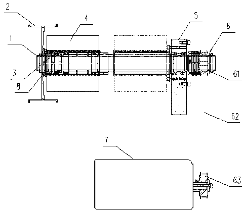 Sheath yarn winding device