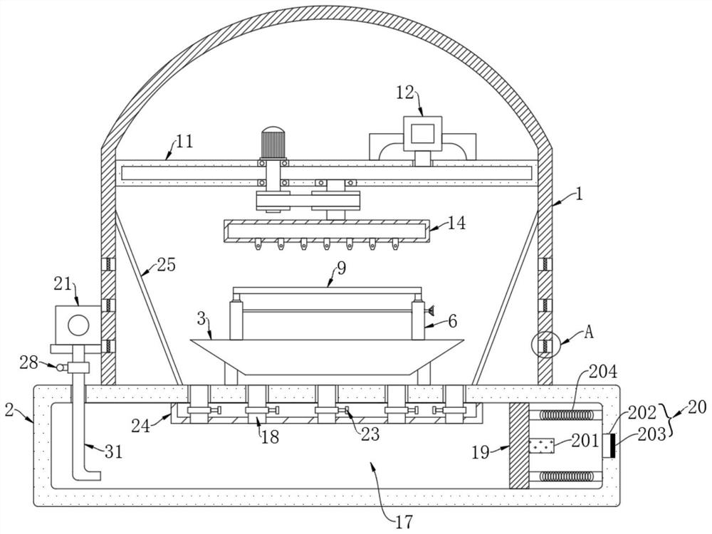 Cloth drying room capable of automatically draining water based on water pressure