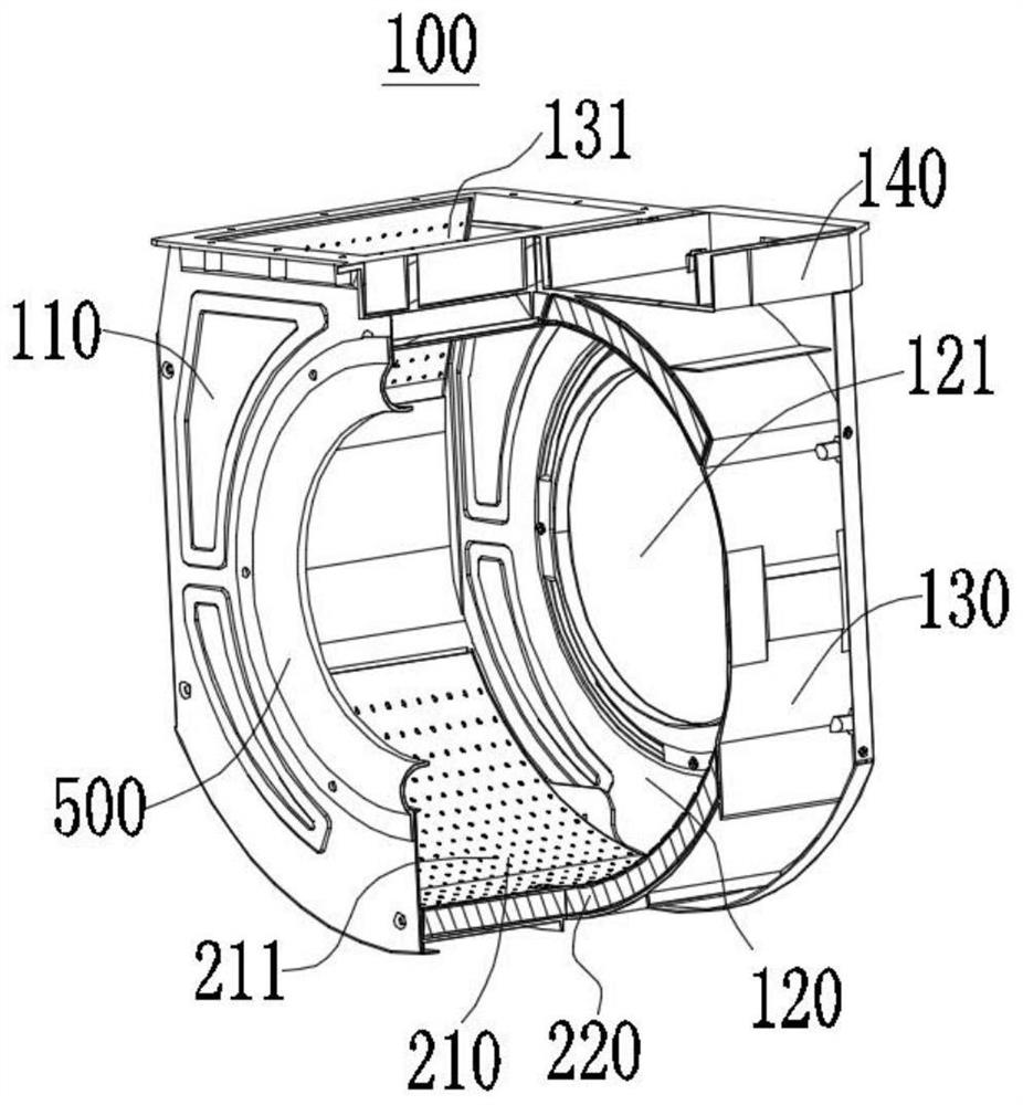 Volute, fan and range hood