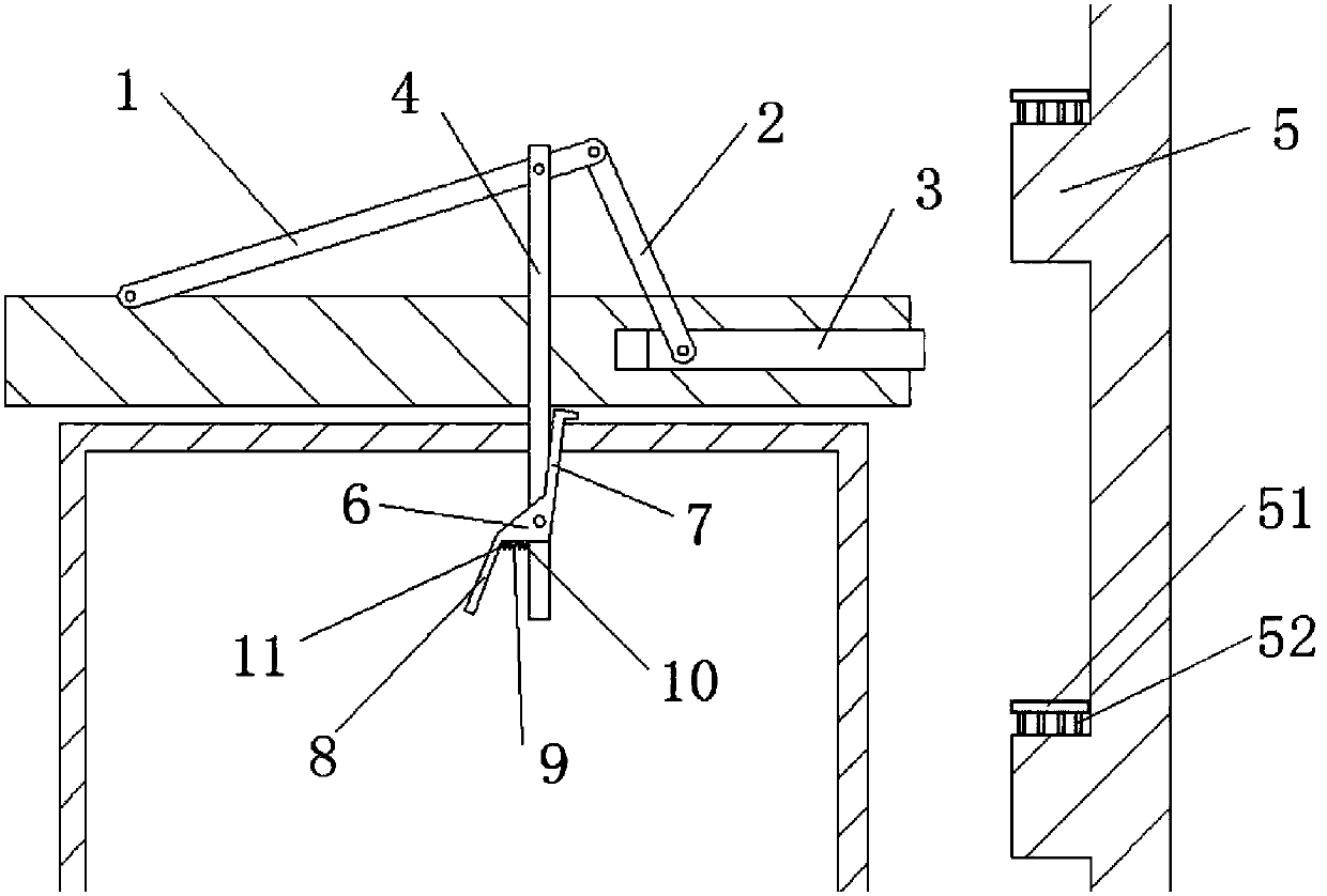 An elevator anti-drop mechanism with composite locking slider