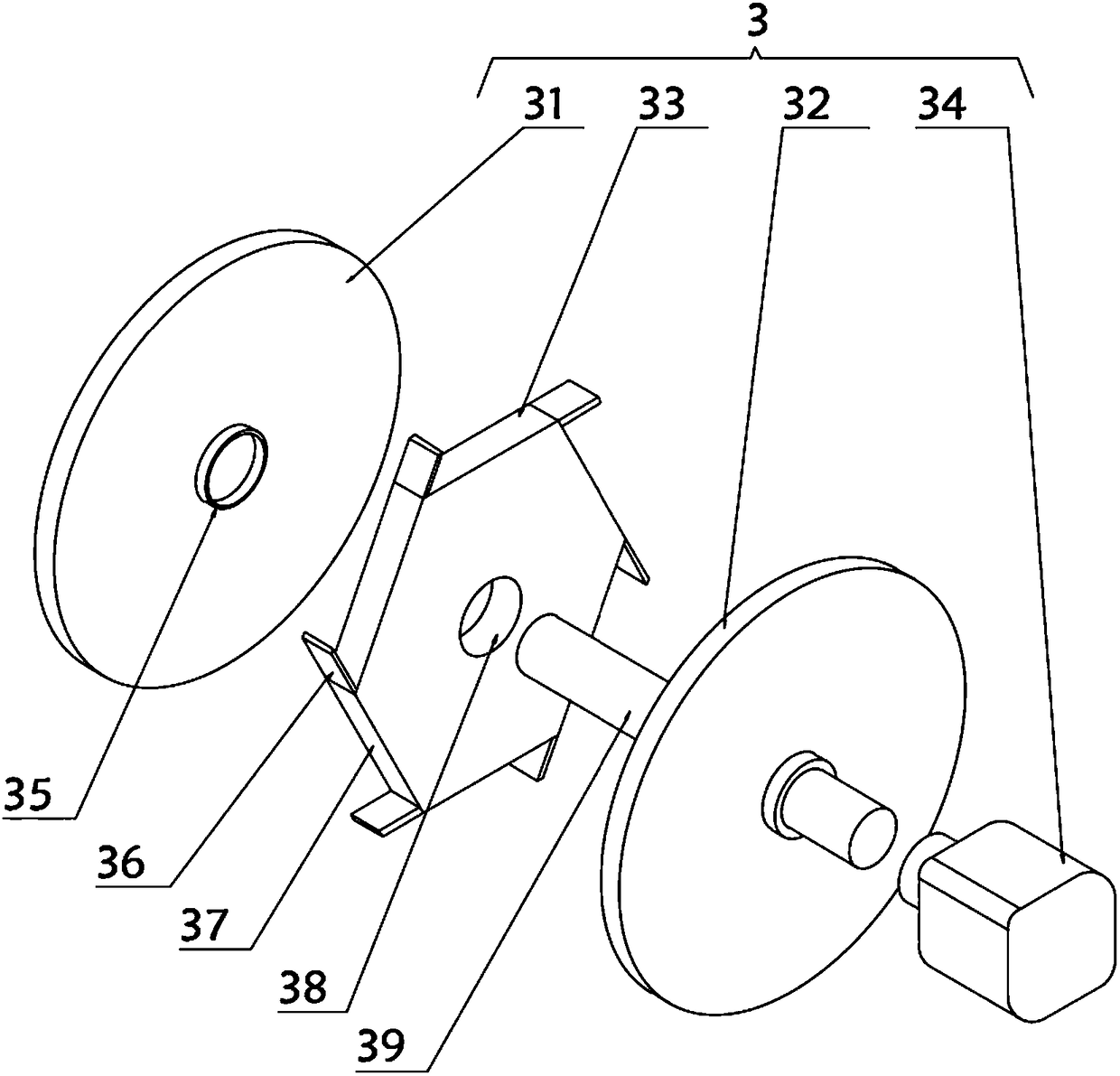 Frozen fish meat slicing device for aquaculture