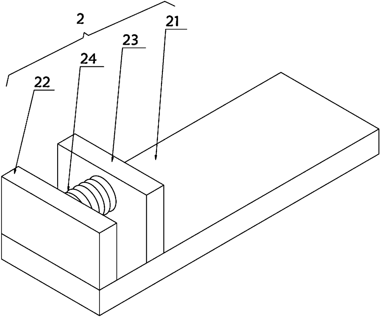 Frozen fish meat slicing device for aquaculture