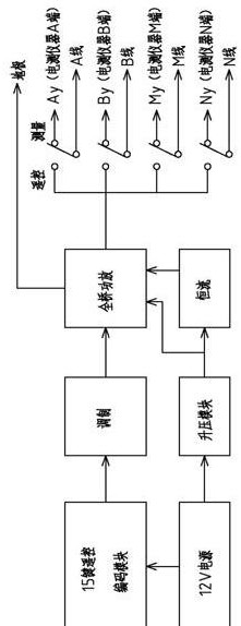 Electric prospecting electrode array borrowing wire remote control