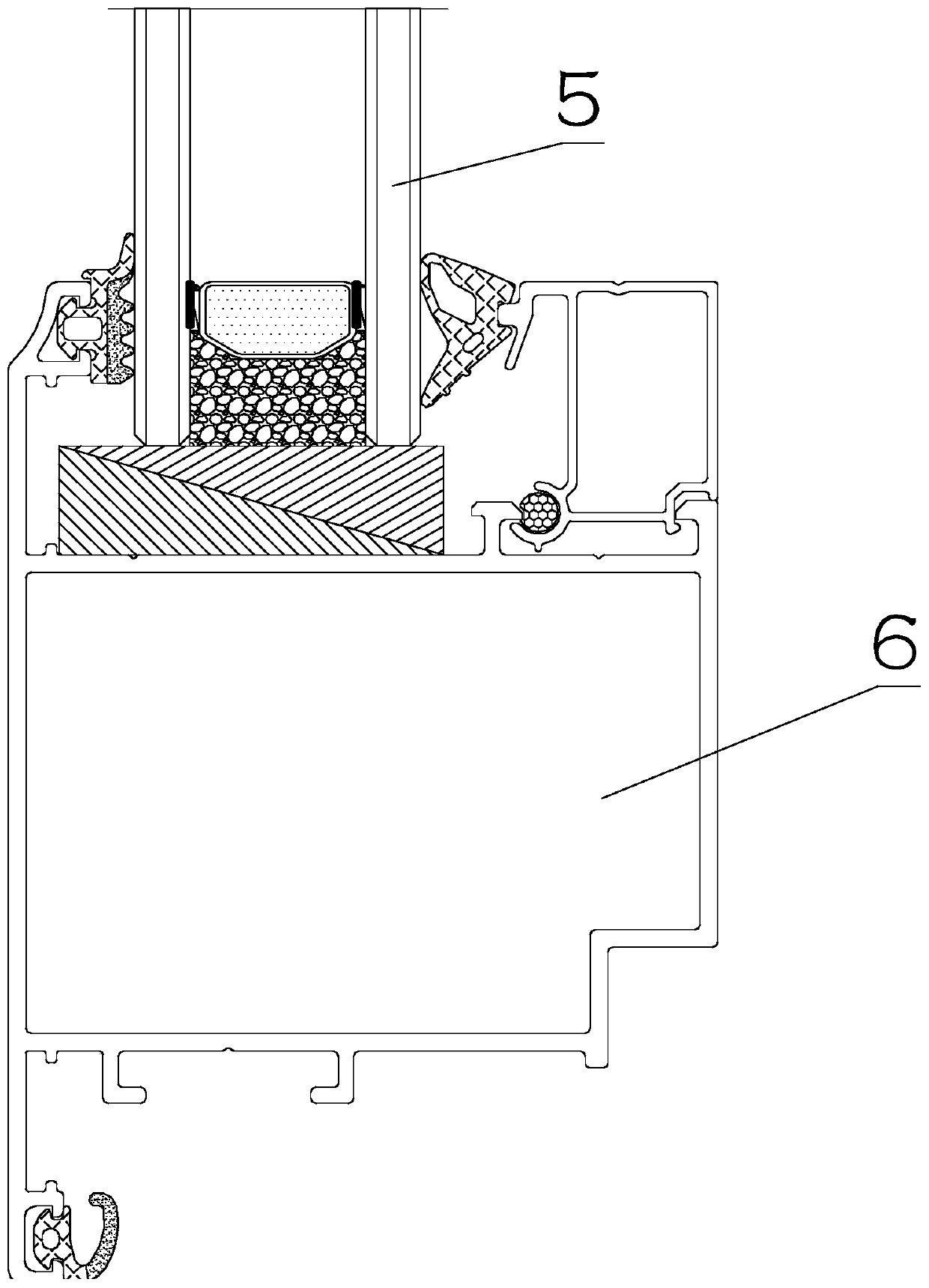 Device capable of being used for regulating glass