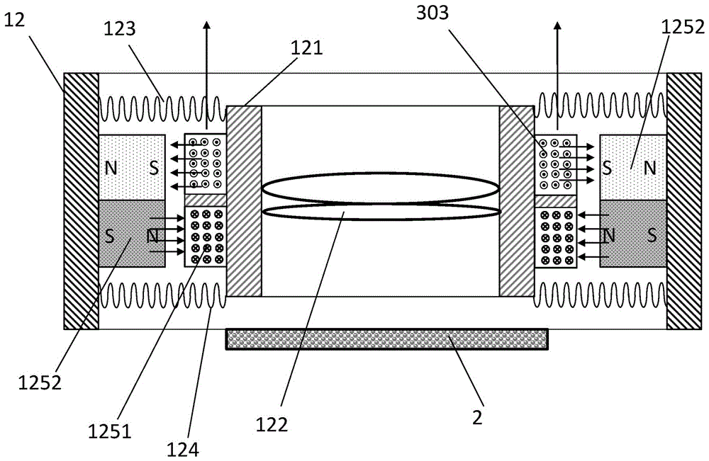 Camera module based on camera lens tilt controllable motor and quick focusing sensor, and control method