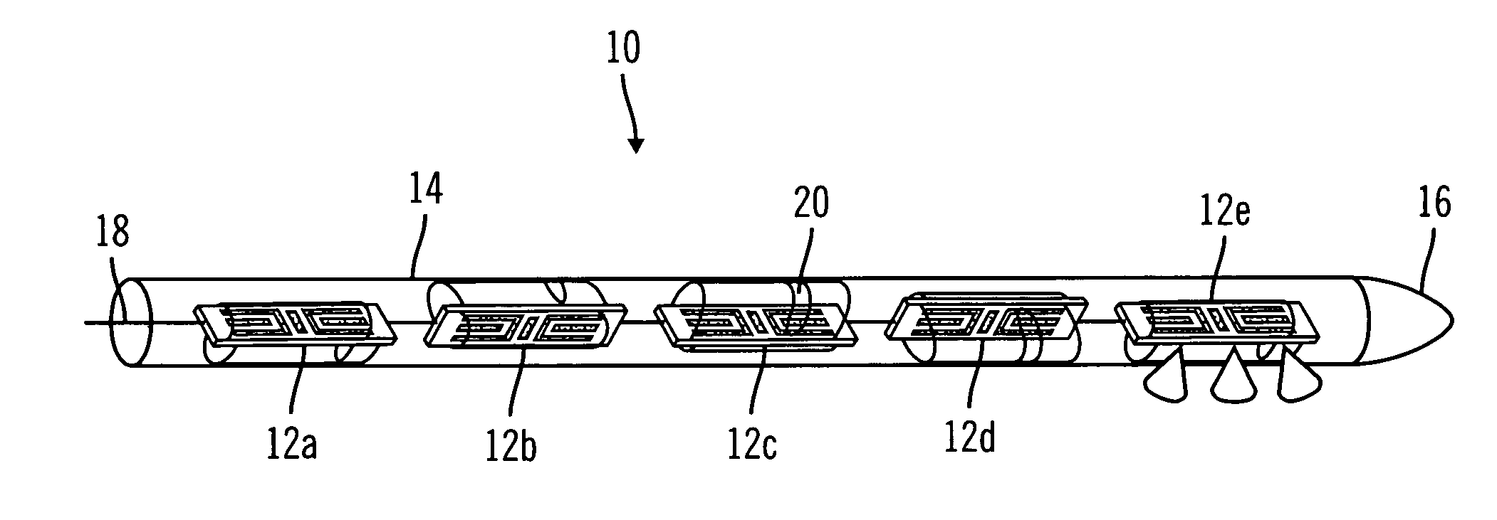 Implantable apparatus for sensing multiple parameters