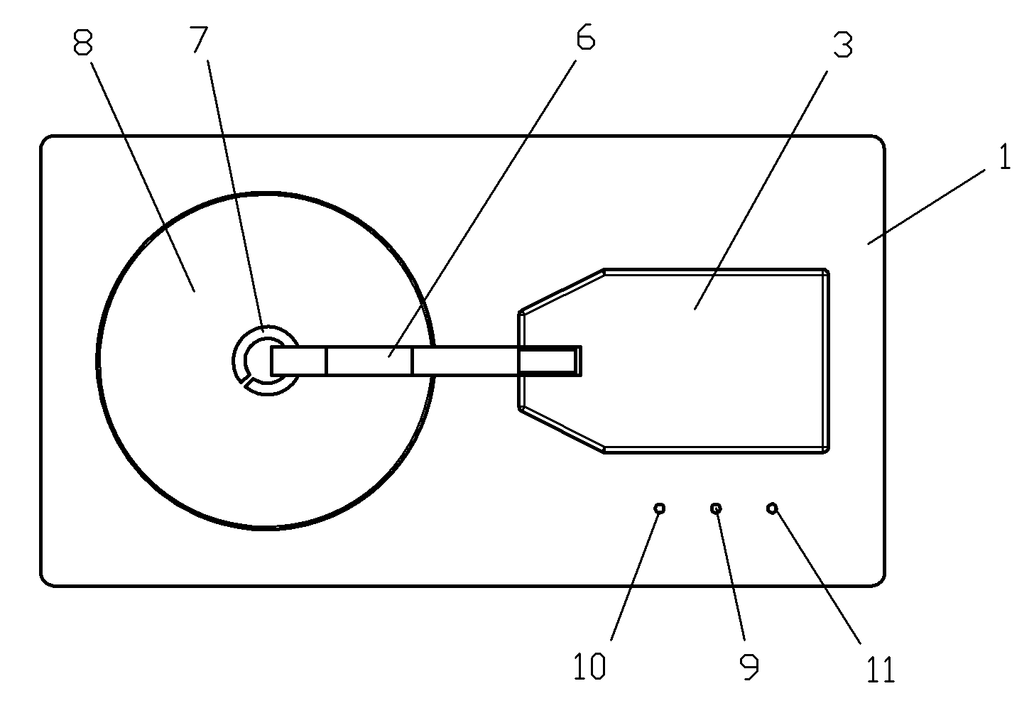 Height measuring device of spring washer elasticity test