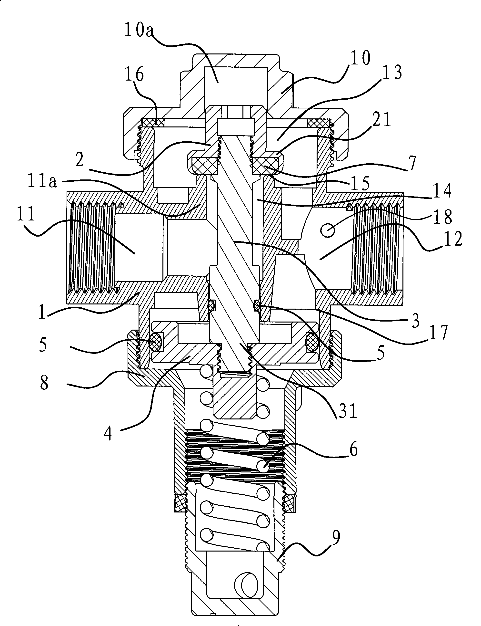 Adjustable compression release valve