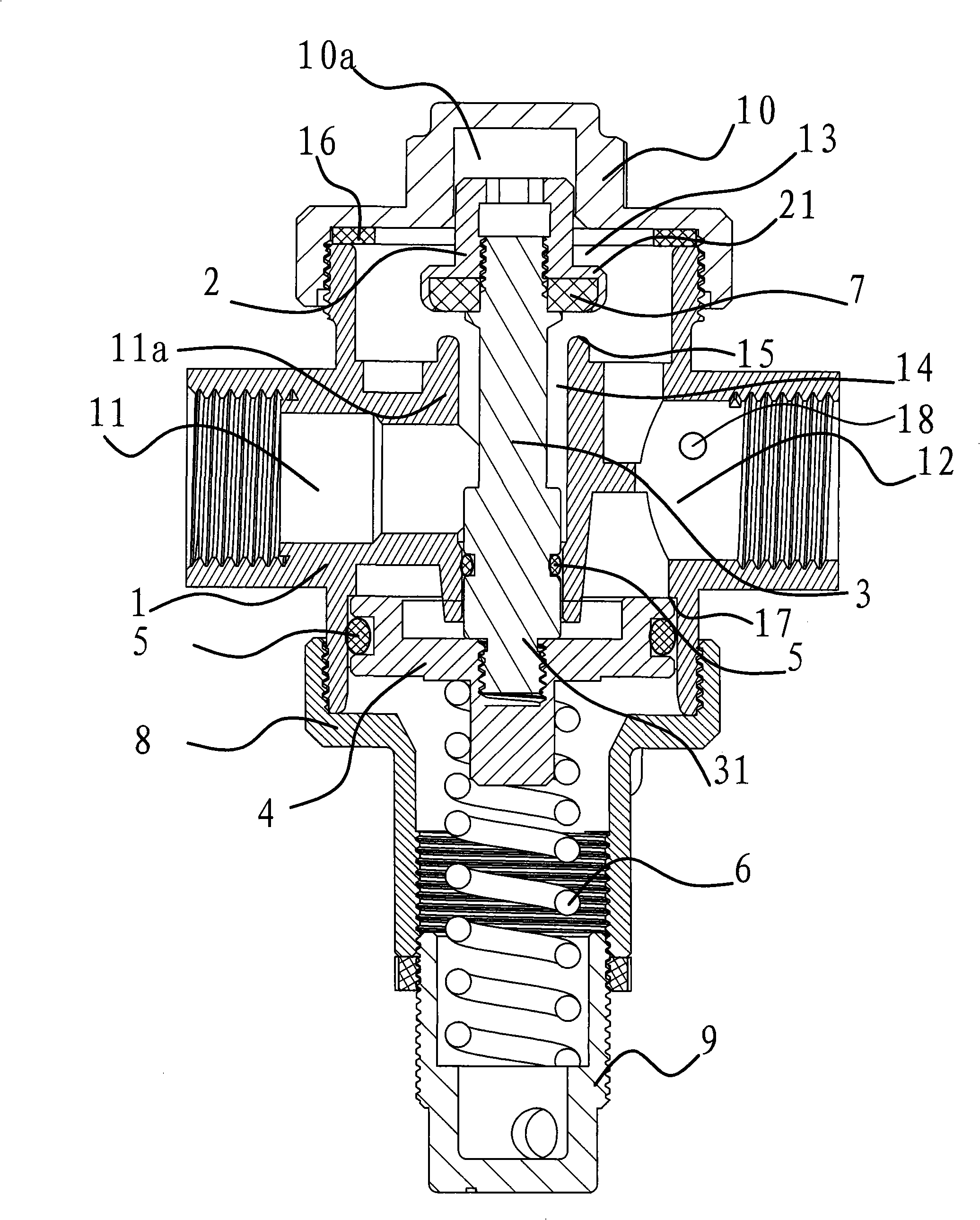 Adjustable compression release valve