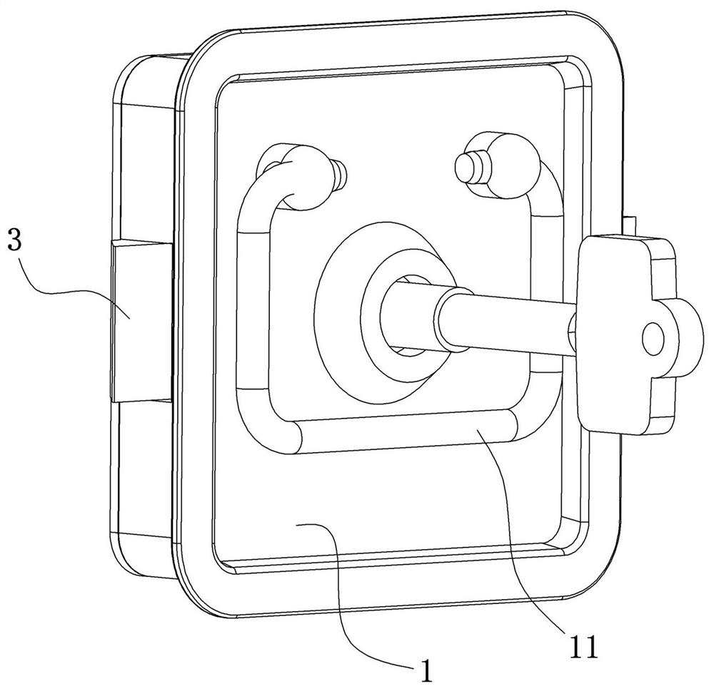 Battery fixing and locking device and locking method