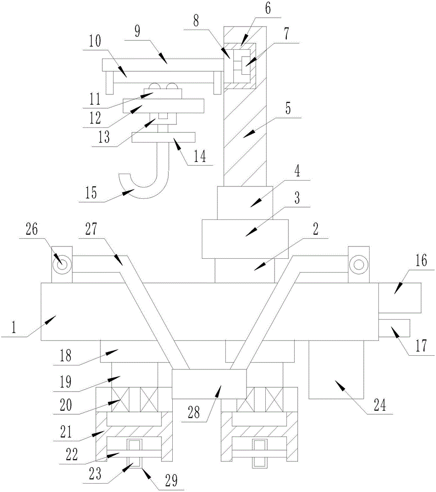 Portable type goods loading device for metal thin plates