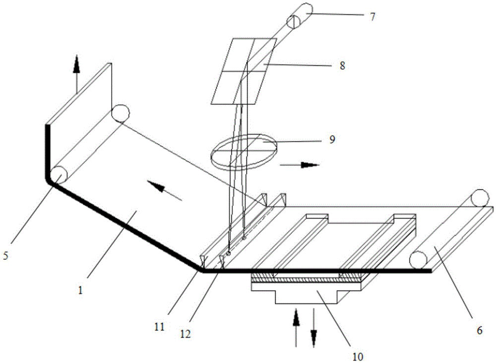 Three-dimensional molding device and method based on film substrate