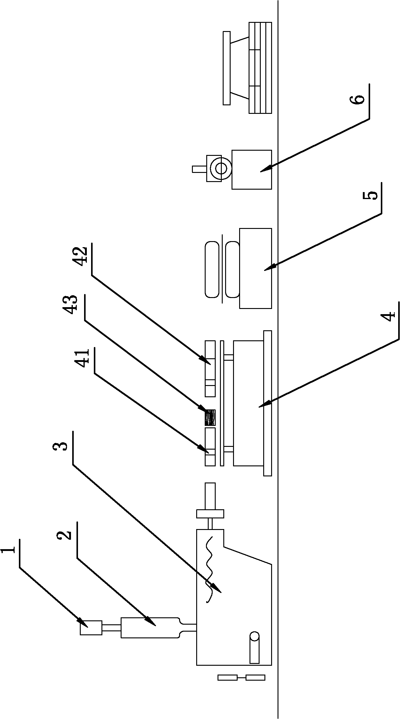 Method for preparing wood plastic composite material sections with embossing