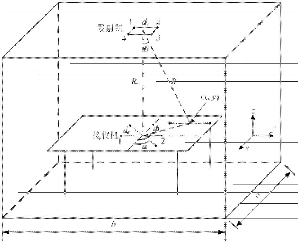 Method for optimizing size of four-transmitting two-receiving antenna array to obtain maximum average channel capacity