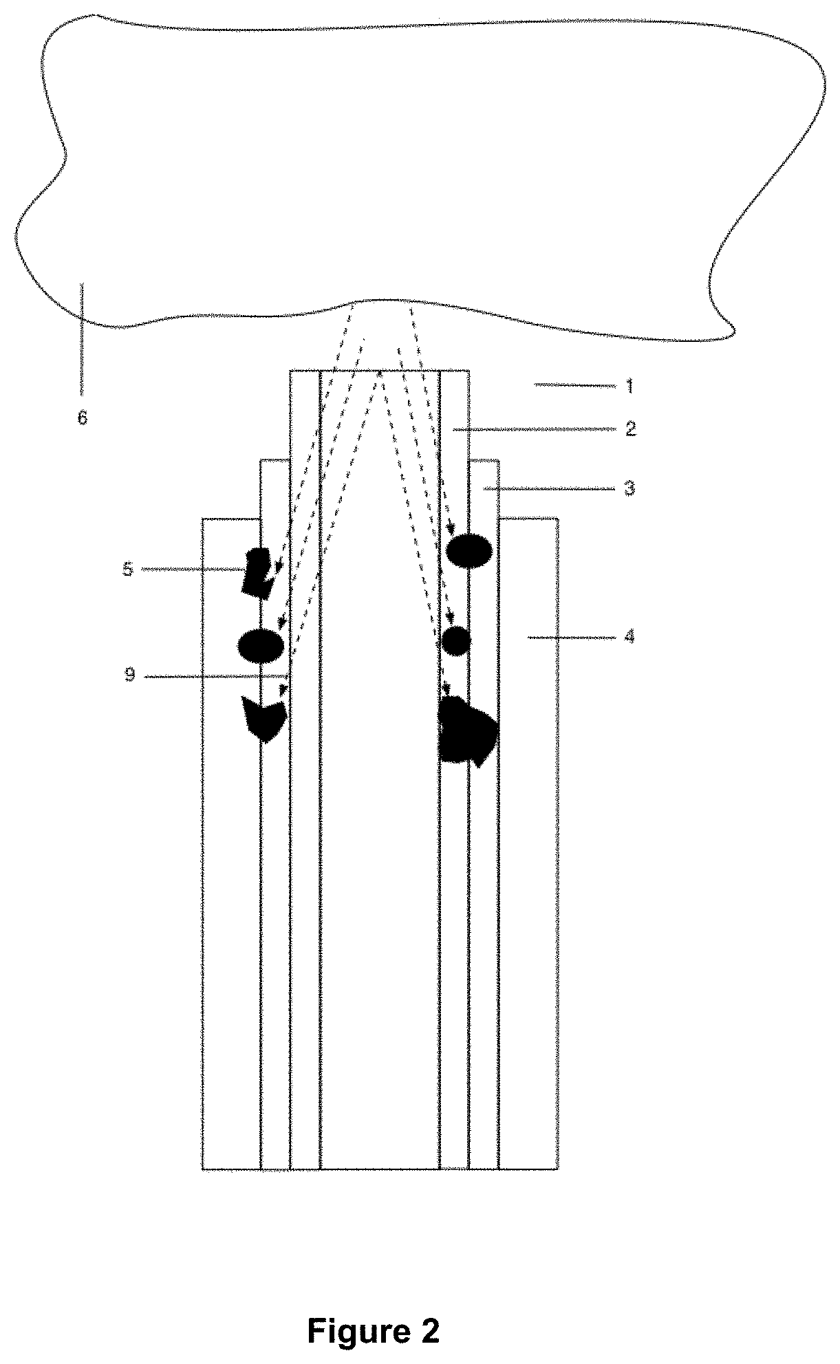 Arrangement for filtering out damaging heat created from laser energy contacting a kidney stone