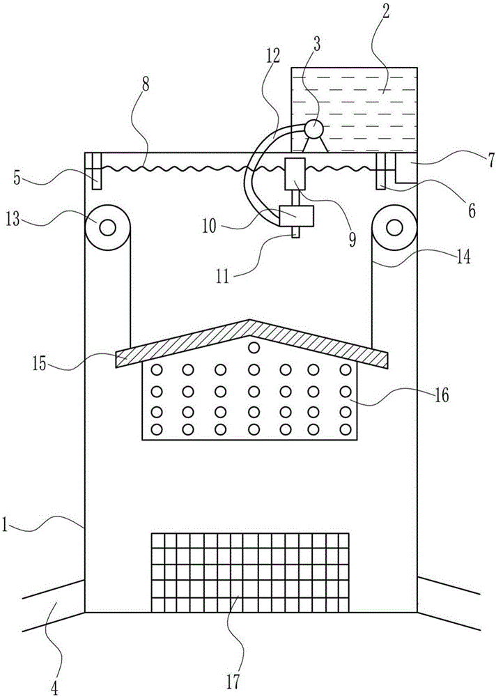 Device for improving air quality of pig house