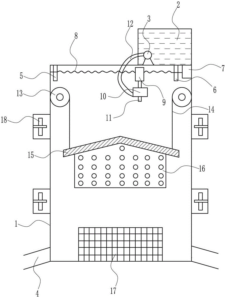 Device for improving air quality of pig house