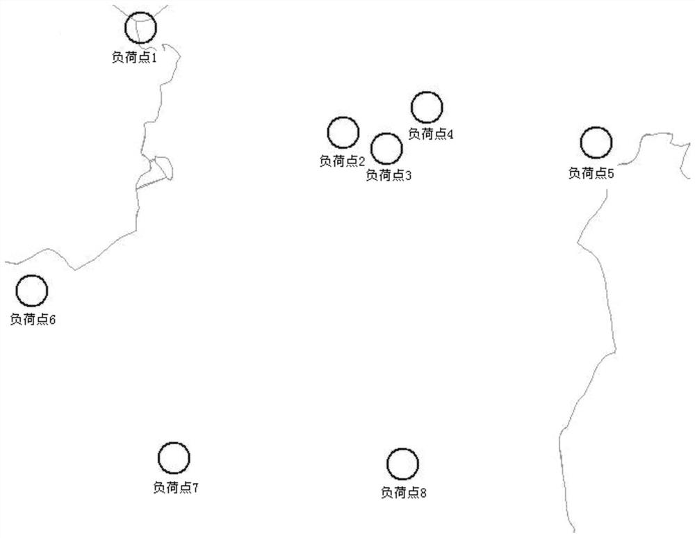 Transformer substation optimization site selection method based on gravity center regression and particle swarm hybrid algorithm