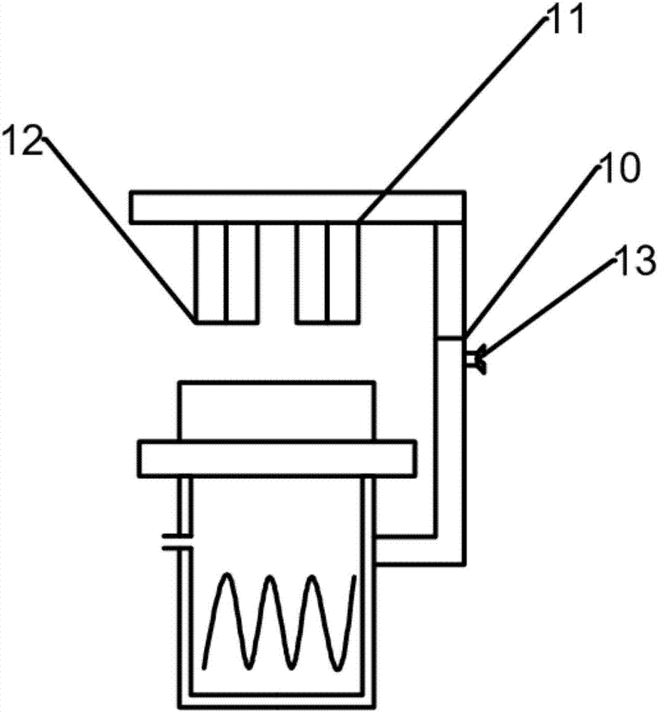 Thermal resistance tester for coating and testing method