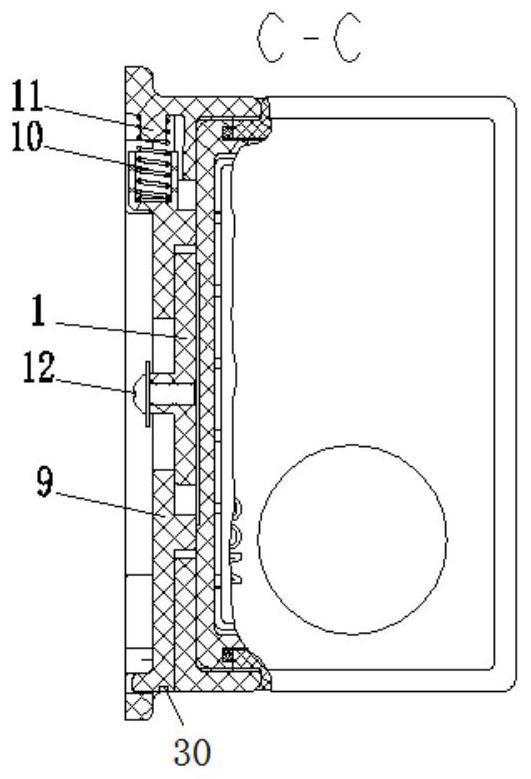 A fast plug-in interconnection structure for power supply of logistics monitoring equipment