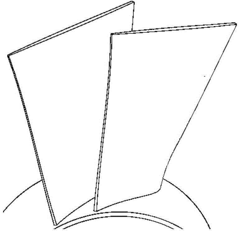 Five-axis multi-row flank milling cutter position planning method