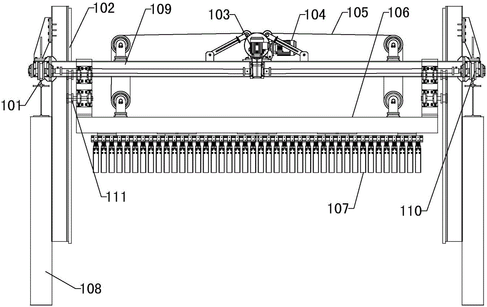 Full-automatic packaging system of autoclaved aerated concrete blocks