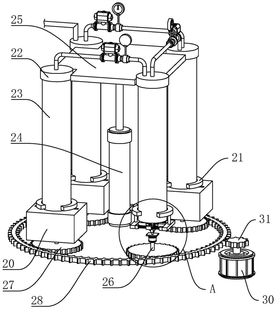 An energy-saving water purification tool testing machine