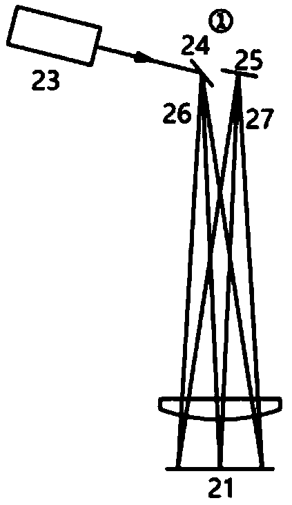 Cross-scale thin film stress test system and test method