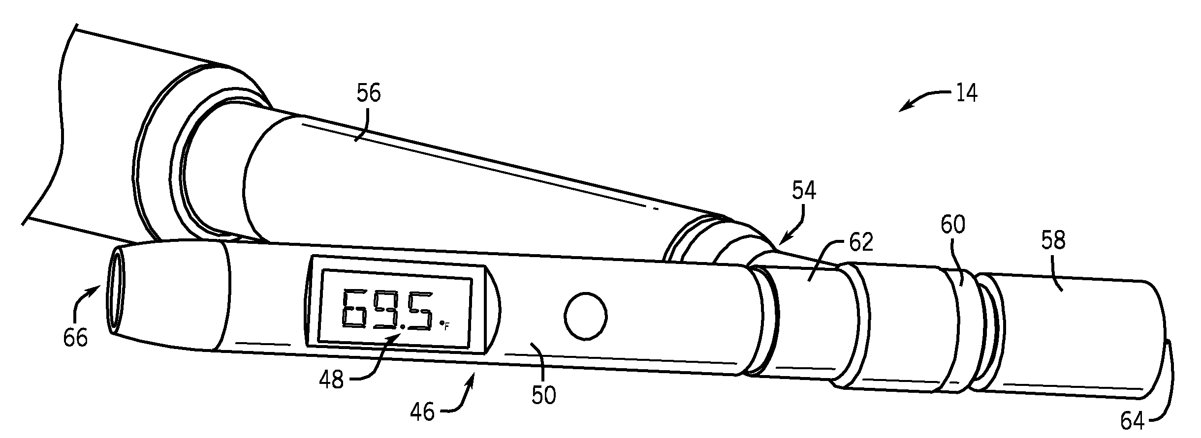 Welding systems having non-contact temperature measurement systems