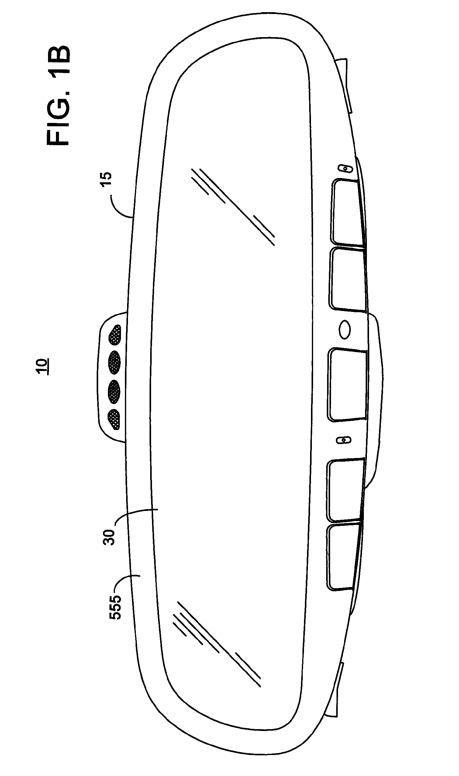 Vehicle rearview mirror assembly including a high intensity display