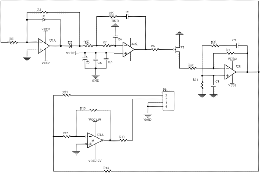 A modulation circuit for excitation source of differential carrier geophone