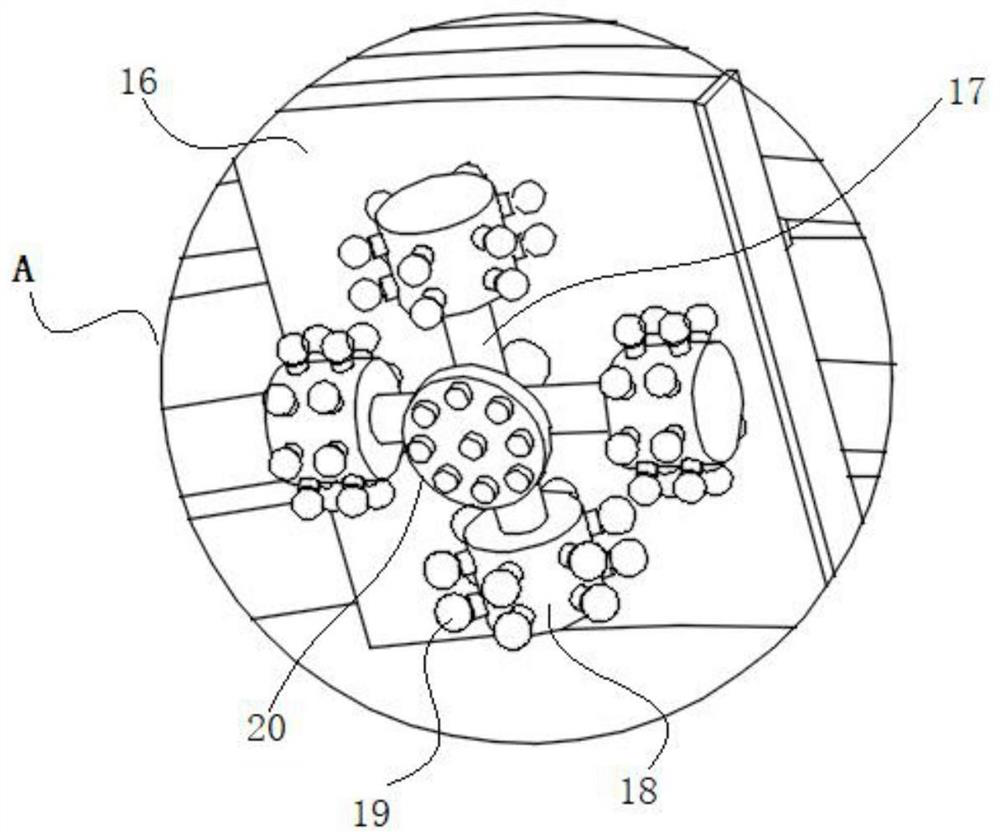 Lumbar massage device for medical care