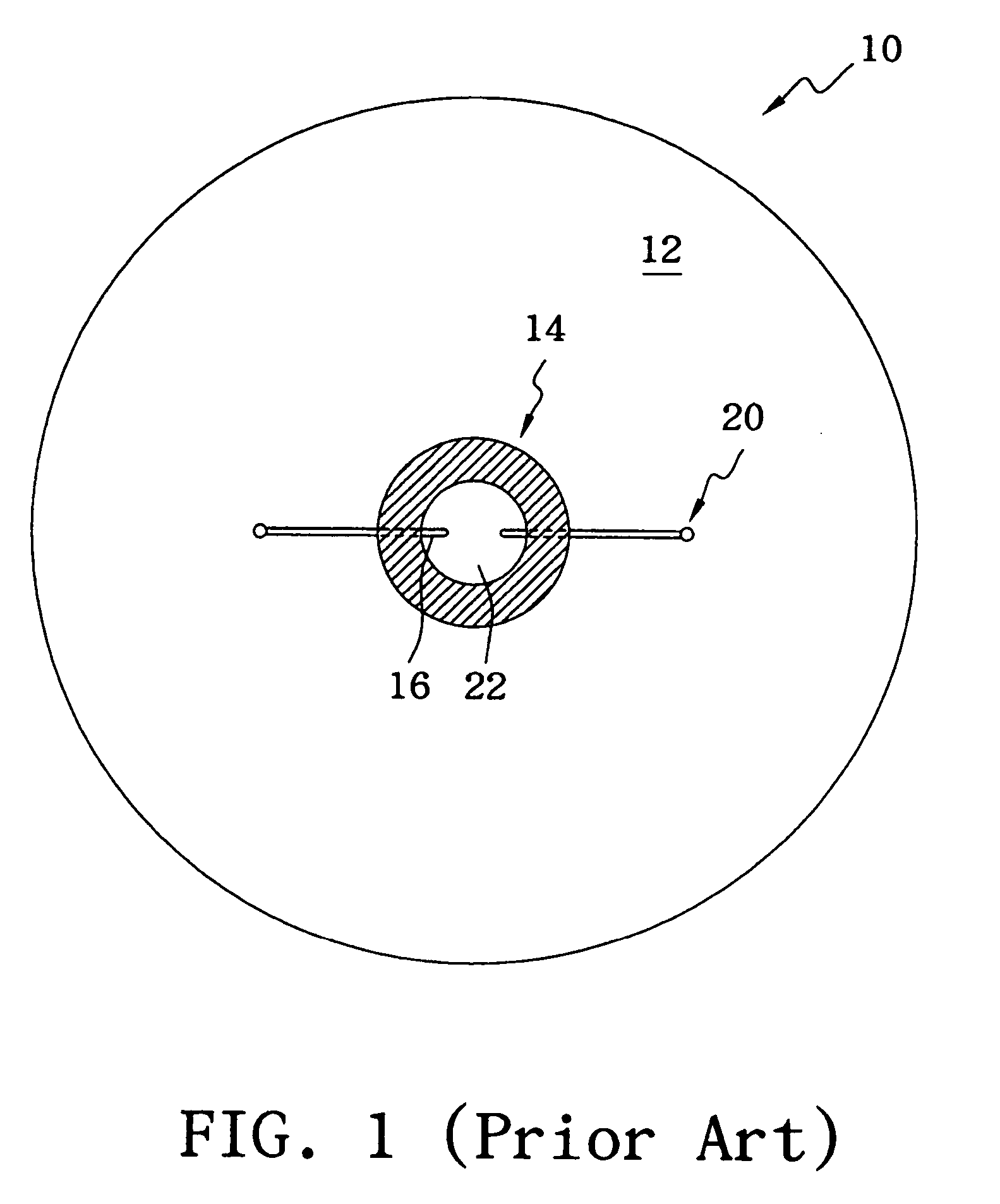 Probe card for testing a semiconductor