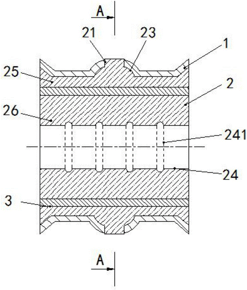 Impact-resistant transverse stabilizer bar bushing