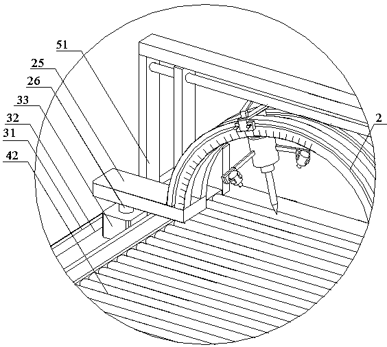 Drilling device with function of preventing board from generating left-right and front-back displacement