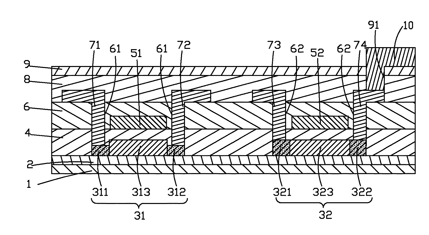 TFT substrate manufacturing method and TFT substrate