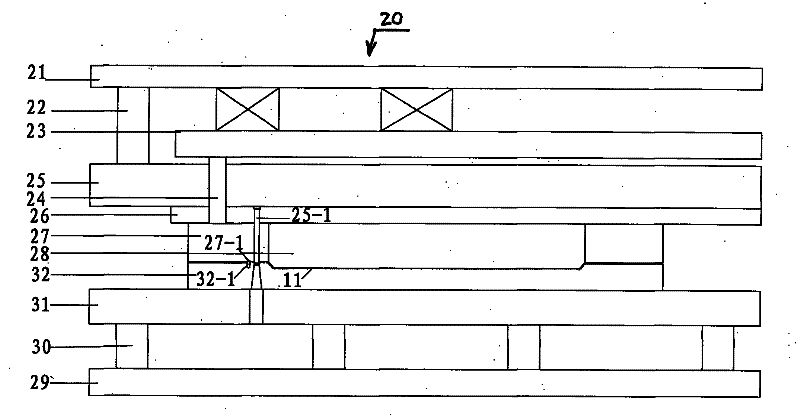 Drawing and bending molding process and die of refrigerator backboard