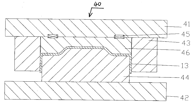 Drawing and bending molding process and die of refrigerator backboard