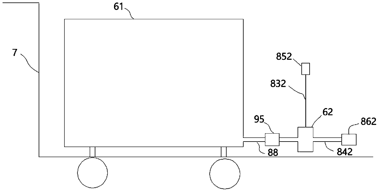 Glue storing device, glue conveying system and tobacco machine