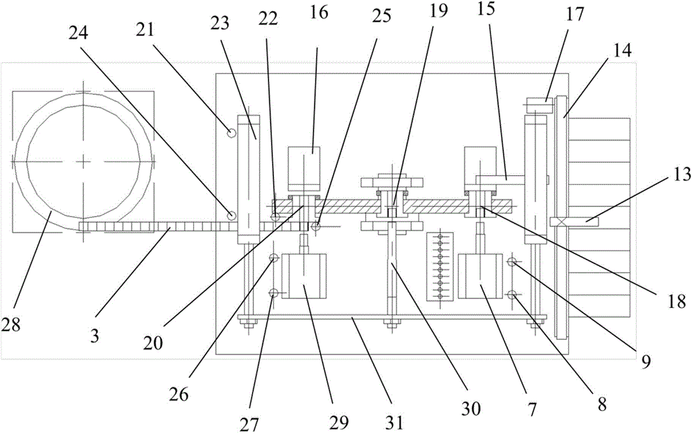 Automatic grouping system without inner ring needle bearing