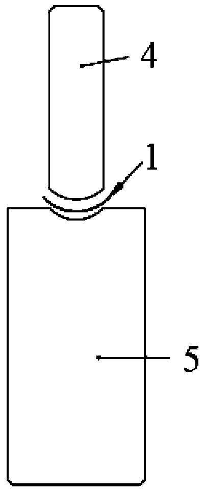 Arc-shaped molybdenum plate and manufacturing method and application thereof