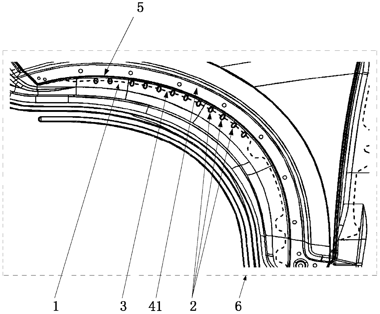 Outer panel piece and formation method thereof