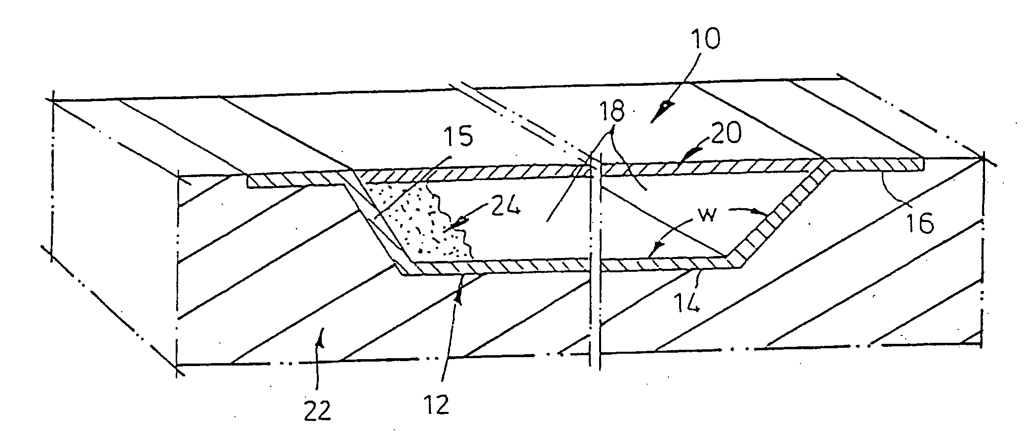 Disposal area for storing substances composite substances or mixtures thereof, method for treating the same, and corresponding device