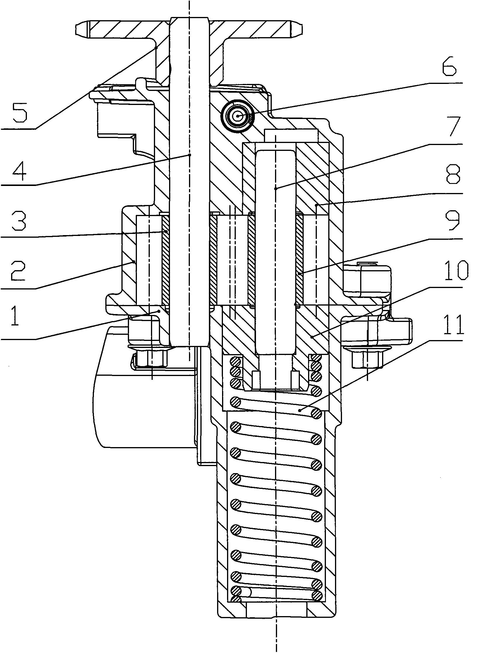 Variable-displacement gear-type oil pump