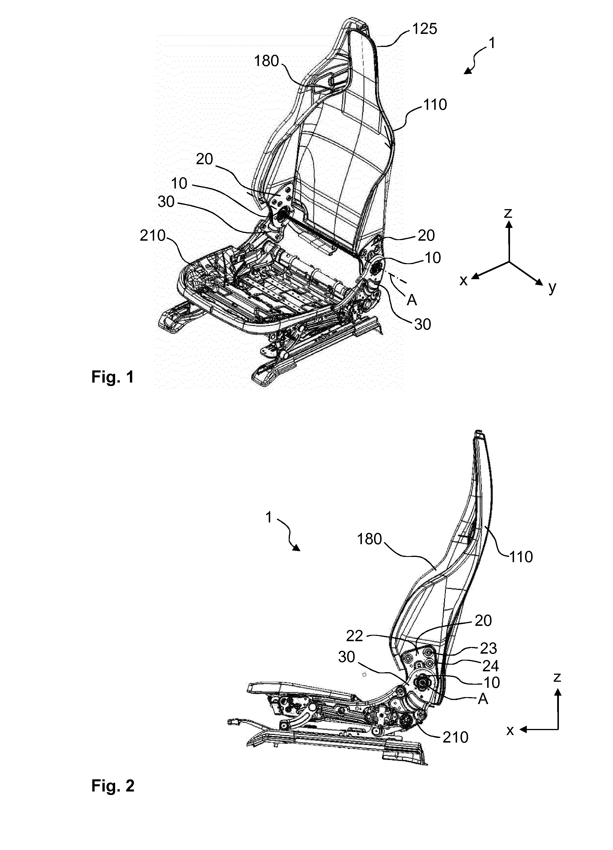 Composite component for a vehicle seat, and vehicle seat