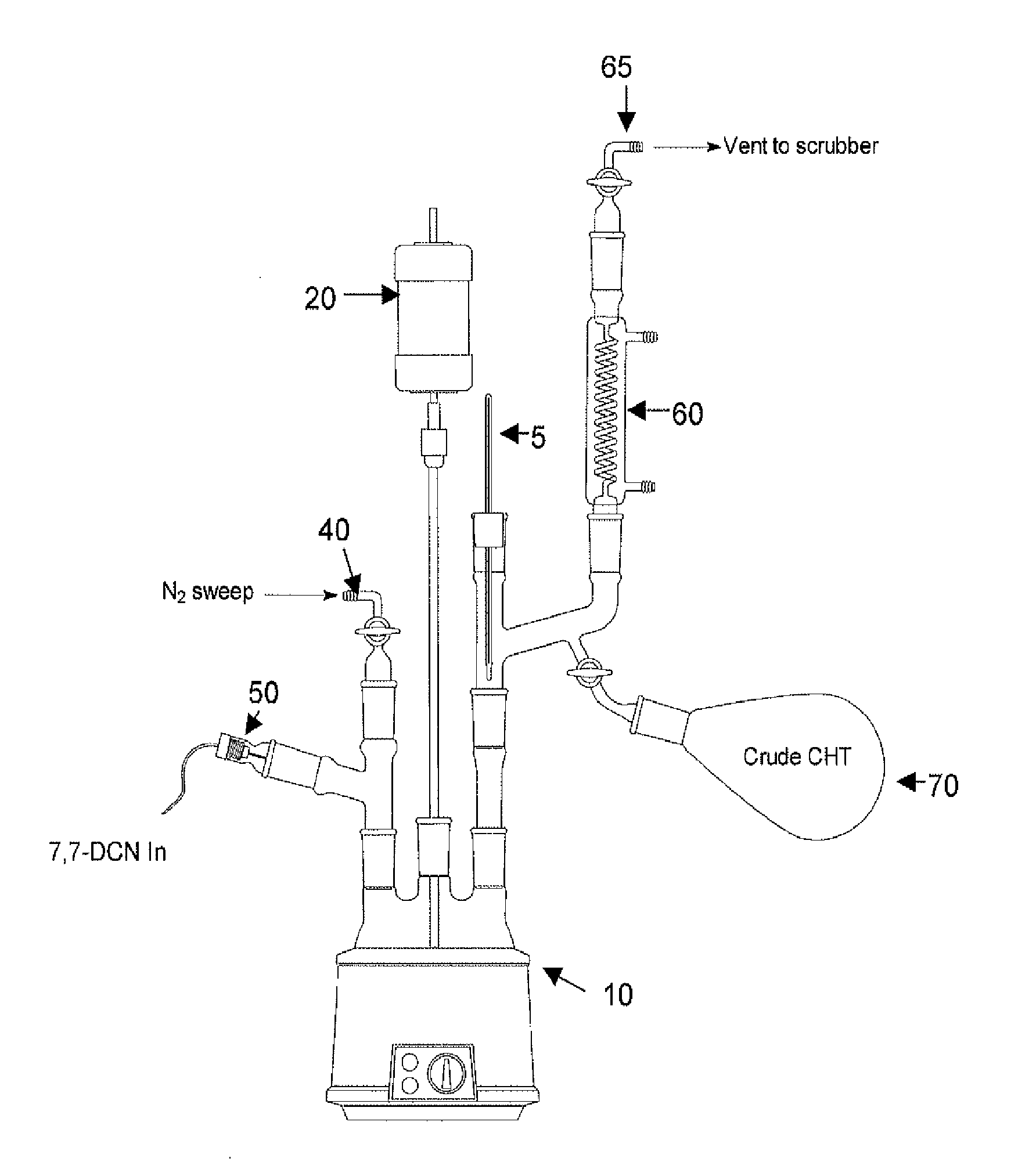 Methods for producing cycloheptatriene