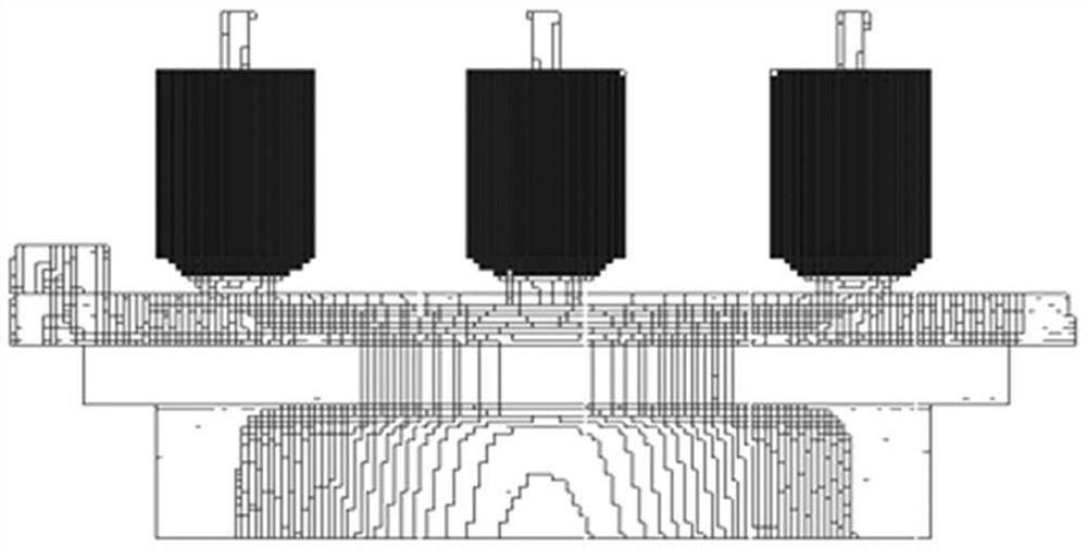 Forming method for medium-high-speed high-power diesel nodular cast iron flywheel